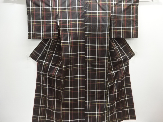 Japanese Kimono / Tsumugi Omeshi Silk